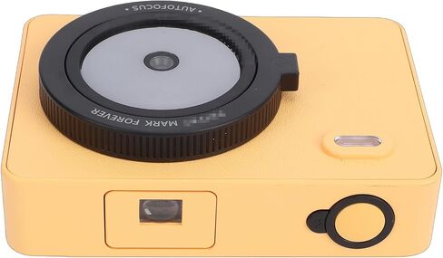 Portable Photo Printer, 271 Dpi Resolution 5 Filters LED Flash Mini Printer, Photo for Phones with 10 Sheets Paper for Travel Home Events (Yellow) in Kuwait