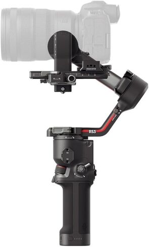 DJI RS 3, 3-Axis Gimbal for DSLR and Mirrorless Camera Canon/Sony/Panasonic/Nikon/Fujifilm, 3 kg (6.6 lbs) Payload, Automated Axis Locks, 1.8" OLED Touchscreen, Professional Camera Stabilizer in Kuwait