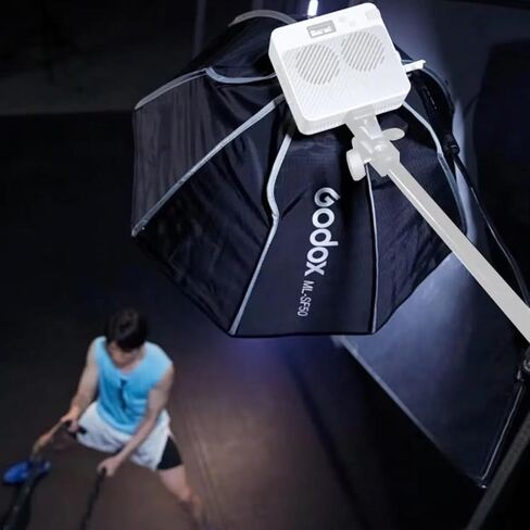 Godox ML-SF50 50cm/19.7'' Honeycomb Grid Octagon Softbox with Godox Mount for ML100Bi ML60IIBi ML60Bi ML60 ML30Bi ML30- Soft Light Effect, Suitable for Studio Photography in Kuwait