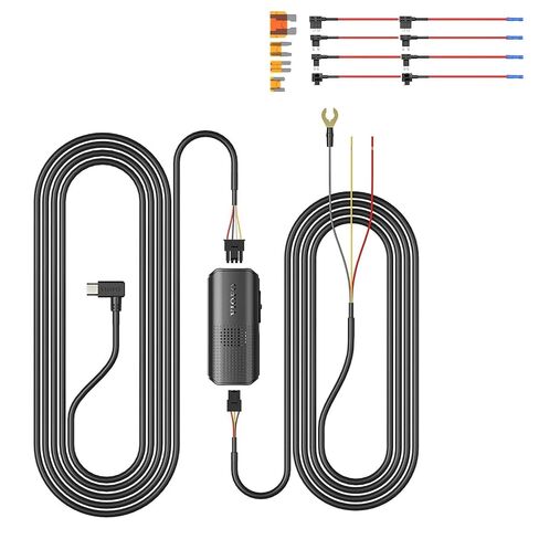 【HK6+8PCS Fuse】 VIOFO Type-C HK6 Acc Hardwire Cable for A329S Series / A119M Pro, Support Hybrid Parking Mode, Automatic Voltage Display, Low Power Consumption in Kuwait