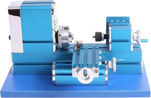 Mini Metal Lathe 36W CNC DIY Woodworking Lathe Machine 20000RPM Milling Bench Top Digital Lathe Education Modelmaking in Kuwait