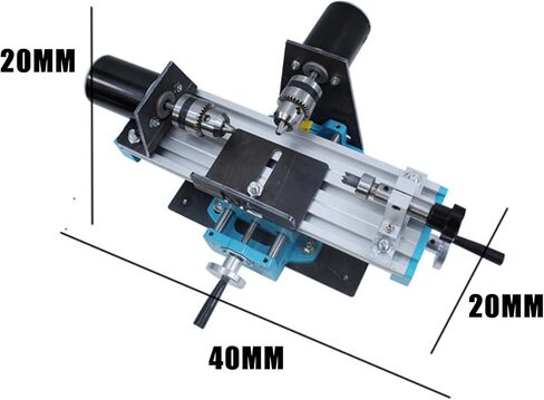 Micro Metal Lathe, DIY Wood Beads Bench Drill, Mini Variable Speed 7000 RPM, High Precision Milling Machine for Mini Parts Processing, Professional Table in Kuwait