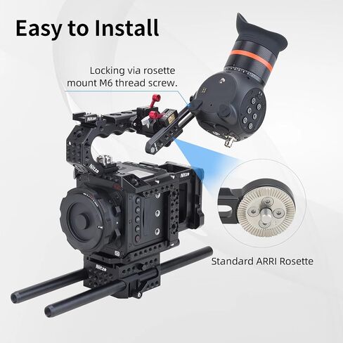 Nitze NATO Rail with ARRI Rosette (3"/76 mm) - N49-NR3 in Kuwait