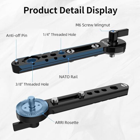 Nitze NATO Rail with ARRI Rosette (3"/76 mm) - N49-NR3 in Kuwait