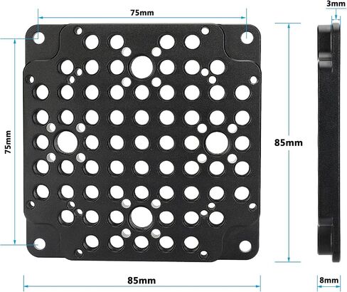 CAMVATE Cheese Mounting Plate Compatible with Standard 75mm VESA Mount in Kuwait