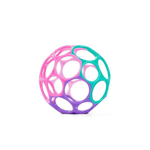 Bright Starts Delightful Duo 2-Pack Gift Set with Easy-Grasp Oball Rattles, Pink, Baby Toys for Newborn and Up in Kuwait