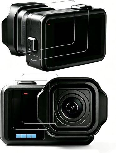 [2+2 Pack] for GoPro MISSION 1 Pro Hydrogel Film Screen Protector. Self-Healing Anti-Scratch Bubble Free Easy Installation. in Kuwait