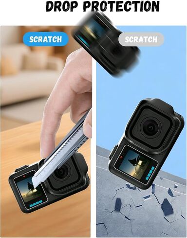 [2+2 Pack] for GoPro MISSION 1 Pro Hydrogel Film Screen Protector. Self-Healing Anti-Scratch Bubble Free Easy Installation. in Kuwait
