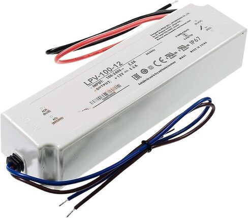 100W Single Output Switching Power Supply LPV-100-12 LPV-100-24 LPV-100-48 Waterproof Lighting(LPV-100-15) in Kuwait