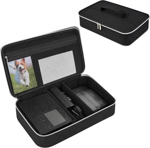 Photo Printer Carrying Case for Canon SELPHY CP1500 CP1300 CP1200 | Travel Storage with Removable Dividers, Mesh Pockets for Ink Paper Adapter Cable, Family Parties Scrapbook, Bag Only, Grey in Saudi Arabia