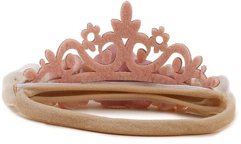 INOGIH Baby Girl Birthday Crown Floral Headband Soft Flower Head Wrap Tiara Hairband for 1-3 Years in Kuwait