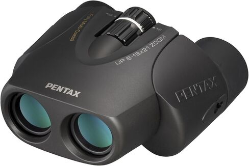 Pentax UP 8-16x21 Black Binoculars (Black) Fully-Multi Coating Zoom Tripod Socket Provide in Kuwait