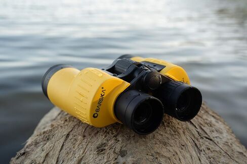Barska Floatmaster 7x50 Marine Binoculars – Floating, Waterproof, Fogproof, Rubber Armored Boating Binoculars with BAK-4 Prisms & Multi-Coated Optics in Kuwait