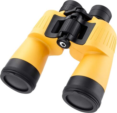 Barska Floatmaster 7x50 Marine Binoculars – Floating, Waterproof, Fogproof, Rubber Armored Boating Binoculars with BAK-4 Prisms & Multi-Coated Optics in Kuwait