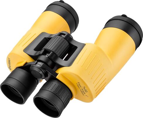 Barska Floatmaster 7x50 Marine Binoculars – Floating, Waterproof, Fogproof, Rubber Armored Boating Binoculars with BAK-4 Prisms & Multi-Coated Optics in Kuwait