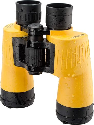 Barska Floatmaster 7x50 Marine Binoculars – Floating, Waterproof, Fogproof, Rubber Armored Boating Binoculars with BAK-4 Prisms & Multi-Coated Optics in Kuwait