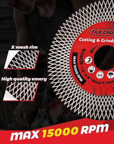 4" Ceramic Cutting Disc,Grinding Tile Blade for Cutting and Grinding Porcelain Tile Granite Marble in Kuwait