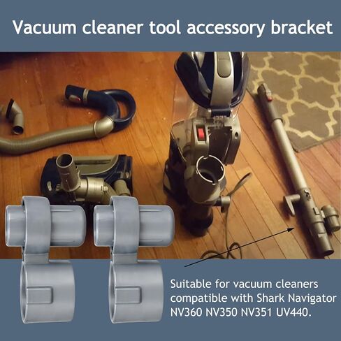 Vacuum Storage Rack For Shark Navigator Lift-Away Deluxe Upright 2 pack | Compatible With NV350 NV351 NV352 NV356E NV360 NV380 UV440 UV540 Vacuum Holder Accessories in Kuwait