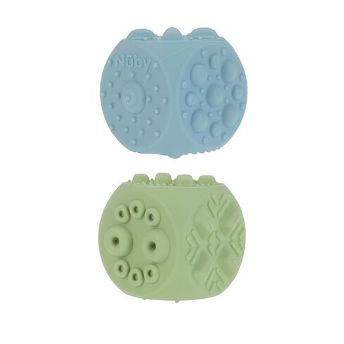 Nuby Giggle Bytes Sensory Popper Cellphone | Blue in Kuwait