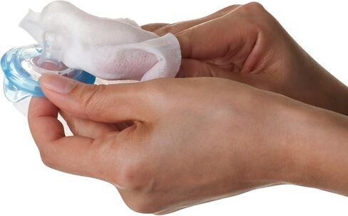 Dr. Talbot's Pacifier & Teether Wipes Naturally Inspired with Citroganix, Vanilla Milk (Pack of 4, 192 Count) in Kuwait