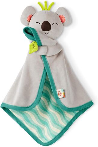 B. toys Koala Security Blanket Lovey, Fluffy Koko, Crinkle Toy, Baby | Soft koala security blanket with crinkle sensory feature and easy-grip design for tiny hands; Newborn, Baby, Softtoys in Kuwait