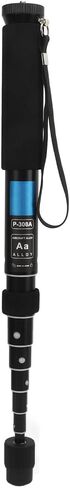 Retractable Monopod 8 Sections 11 to 63in Portable Aluminum Alloy Monopod with Sponge Sheath for Camera in Kuwait