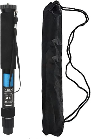 Retractable Monopod 8 Sections 11 to 63in Portable Aluminum Alloy Monopod with Sponge Sheath for Camera in Kuwait
