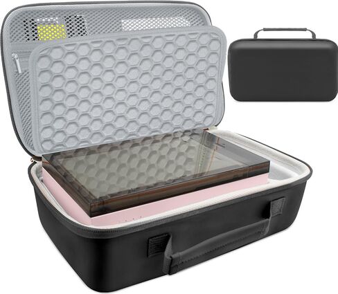 Hard Case Compatible with Liene 4x6'' Photo Printer,Carrying case for M100 M200 Printer Accessories Portable Travel Protective Bag,Black(Only Case) in Kuwait