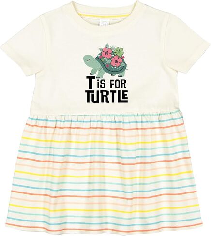inktastic T is for Turtle Cute Alphabet Infant Dress in Kuwait