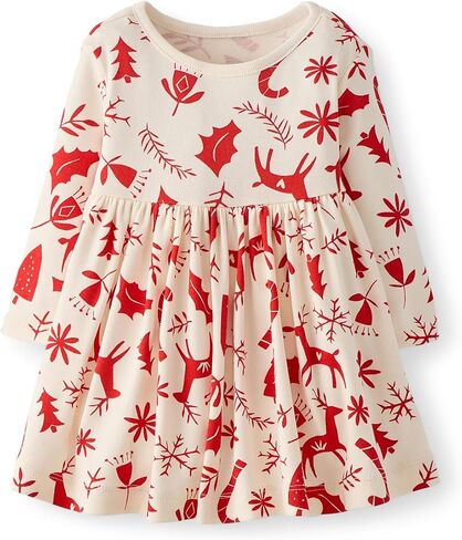 Hanna Andersson Long Sleeve Playtime Dress (Infant/Toddler) in Kuwait