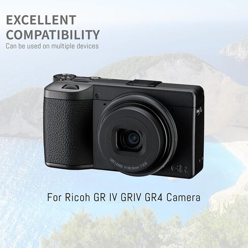 DB-120 2-Pack Battery and Dual Charger Compatible for Ricoh GR IV GRIV GR4 | Upgrade 2000mah Rechargeable Battery for Ricoh GR IV Accessories with Quick LED USB Charger in Kuwait