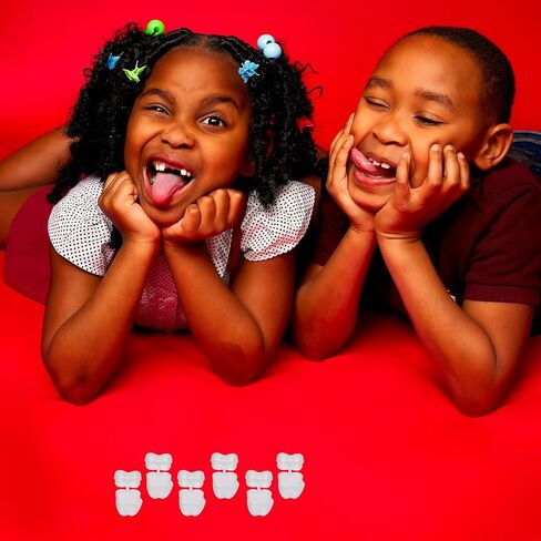 Clear Plastic Tooth Savers, White Tooth Holders for Boys and Girls, Tooth Box, Teeth Organizer for Kids Keepsake, Goodie Bag Fillers, Party Favor, Dentist Office (50, S) in Kuwait