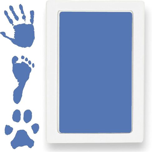 Inkless Clean Touch Handprint Pad Mess Free Impression Tool Medium Size Blue in Kuwait
