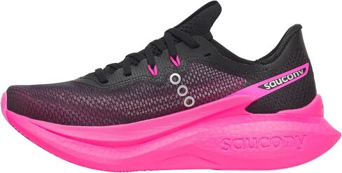 Saucony Women's Endorphin Pro 5 Sneaker, Black/Shock, 9 in Kuwait