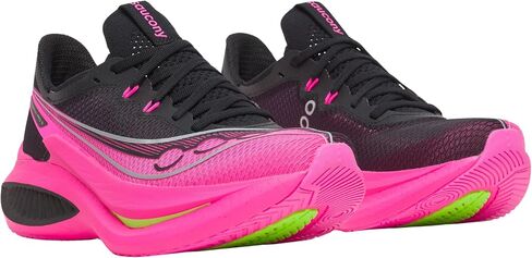 Saucony Women's Endorphin Pro 5 Sneaker, Black/Shock, 8.5 in Kuwait