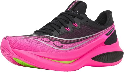 Saucony Women's Endorphin Pro 5 Sneaker, Black/Shock, 8.5 in Kuwait