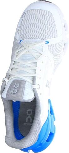 ON Men's Cloudflyer 2021 Running Shoes (White/Blue, 13) in Kuwait