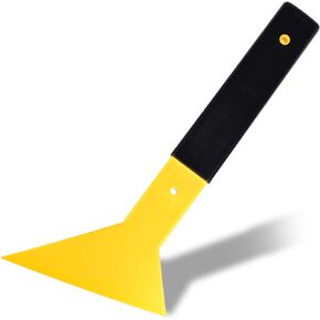 Car Window Tint Squeegee, Long Reach Rubber Handle Plastic Scraper for Car Vinyl Wrap, Graphic Decal, Glass Film