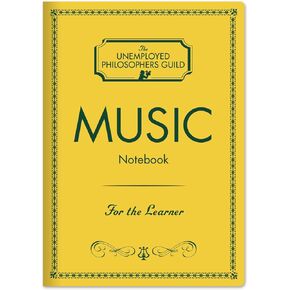 Music Composer Passport Sized Mini Notebook with Sheet Music Pages