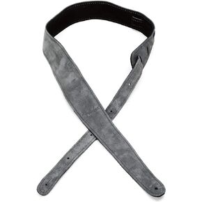 Fender Reversible Suede Guitar Strap, 2in, Black/Gray