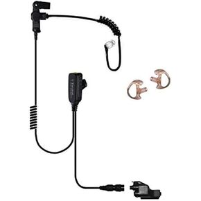 Tactical Ear Gadgets EP1323QR Hawk Lapel Microphone for Motorola XTS5000 XTS3000 XTS2500 Radio (Black Tube)