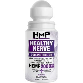 Neuropathy Cream Nerve Pain Support Hemp Cream 2000mg Maximum Strength Relief for Feet, Hands, Legs, Toes, Back. Natural Arnica, Vitamin D3 B1 B6 B12 w Menthol, Made in USA 2.1oz