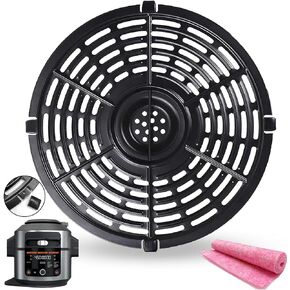 Nvkwca Air Fryer Replacement Rack for Ninja 6.5QT OL501/OL500 Foodi Pressure Cooker & Air Fryers, Upgraded Air Fryer Grill Plate Pan Crisper Tray Insert Grate Grid Shelf for Ninja 6.5QT Air Fryer