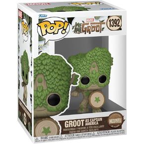 Funko Pop! Marvel: 85th Anniversary - We are Groot, Groot as Captain America