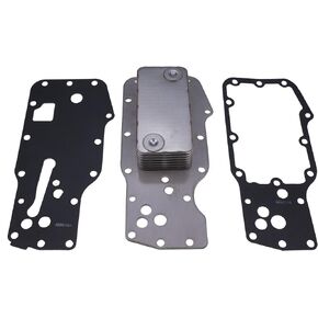 Solarhome New 24V Oil Cooler 3959031 with Gaskets Compatible with Cummins Engine 5.9L Dodge 03-07 Ram 2500 3500