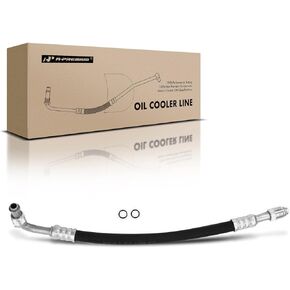 A-Premium Inlet Engine Oil Cooler Line Hose Assembly Compatible with Cadillac Deville 1994-1995 Eldorado 1991-1993 Seville 1991-1993 V8 4.9L