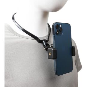 PellKing POV/Vlog Smartphone Selfie Neck Holder Mount for GoPro and Phone,Compatible with iPhone Samsung Smartphones,Hero 9, 8, 7, 6, 5, 4, 3, 2, 1