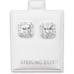 1.5" x 2" Plain White Puff Pad Earring Card 100pc for Retail, Showcase, Tradeshow, Jewelry Display, Storage, Tabletop, Organization, Jewelry, Clip, Wire, Post Earrings