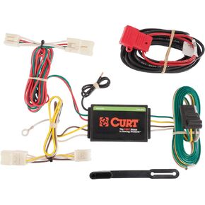 Curt Manufacturing 56165 Vehicle-Side Custom 4-Pin Trailer Wiring Harness,Fits Select Toyota RAV4 ,Black