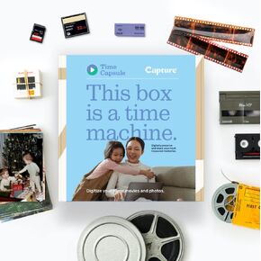 Digitization Shipping Kit – Service to Transfer 2 Items of Analog Media to Digital and USB Output | VHS Video to Digital | 8mm Film to Digital | Photo Digitization | Digitize Memories Conveniently